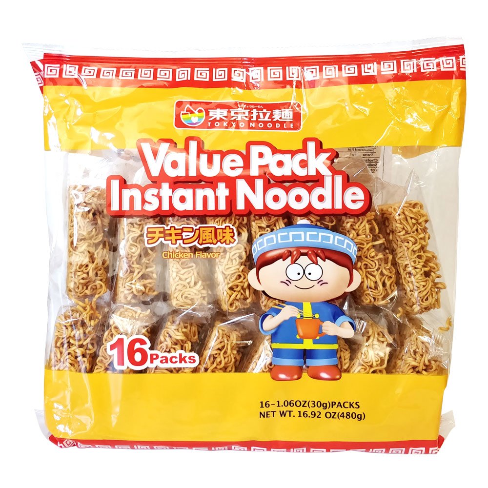 Tokyo Noodle Value Pack Instant Noodle Chicken Flavour 16 Packs 480G