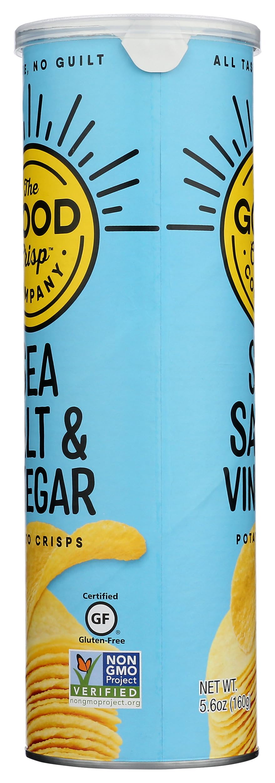 The Good Crisp Company, Potato Crisps Sea Salt Vinegar, 5.6 Ounce