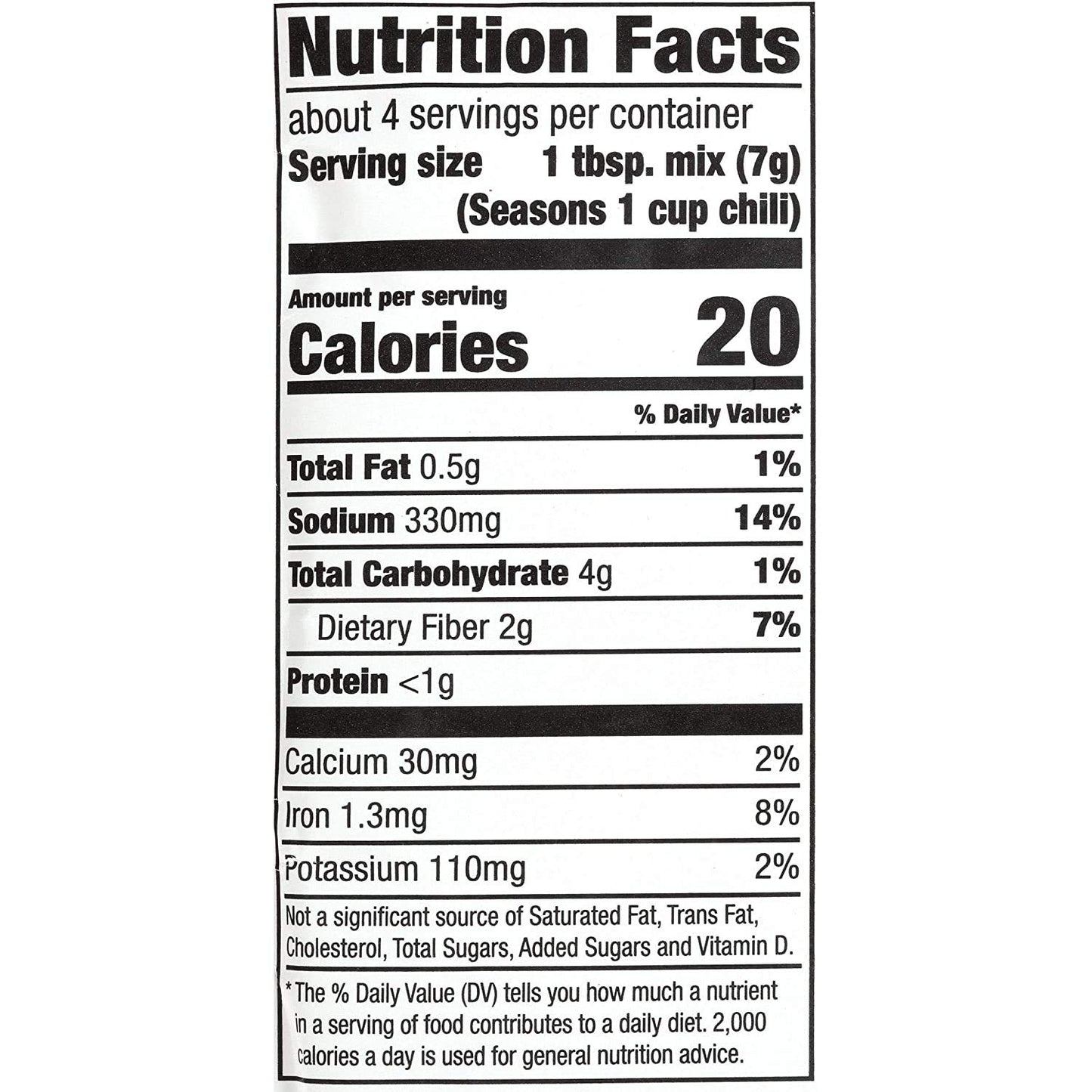 McCormick GLUTEN-FREE Chili Seasoning Mix 1oz (3 pack)