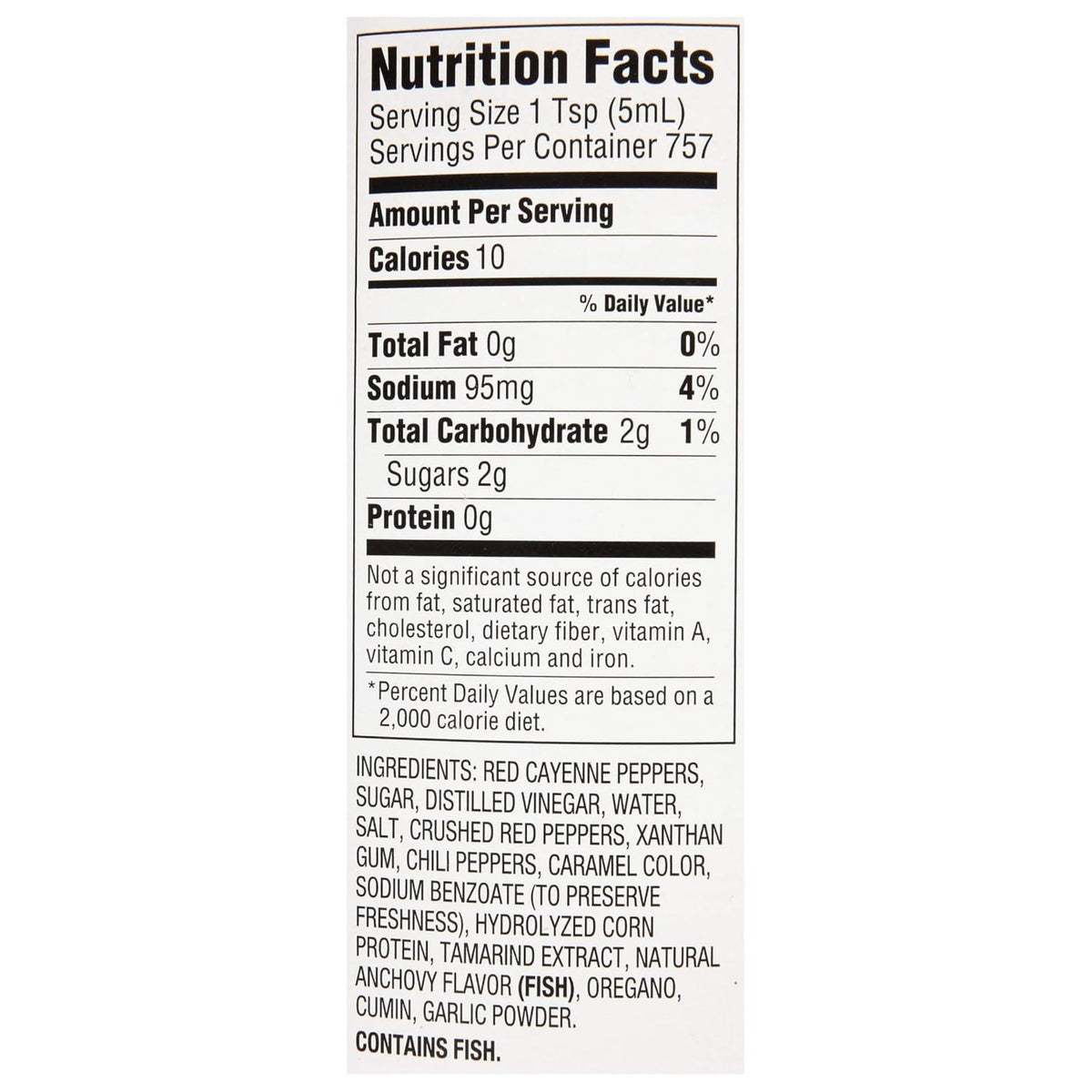 Tiger Sauce Original Hot Sauce, 1 Gallon Jug (Pack of 1)