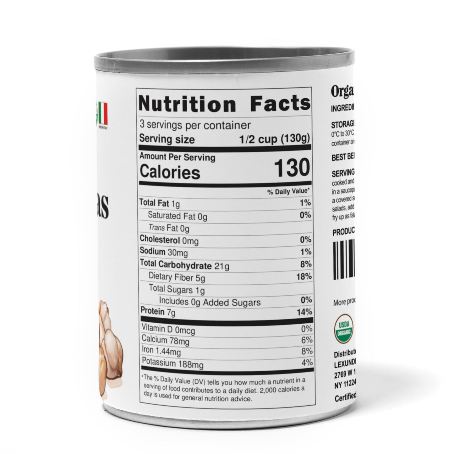 Food To Live Organic Canned Chickpeas, 14 Oz (Pack Of 2) - Unsalted Non-Gmo Garbanzo Beans. Vegan. Good Source Of Fiber And Prot