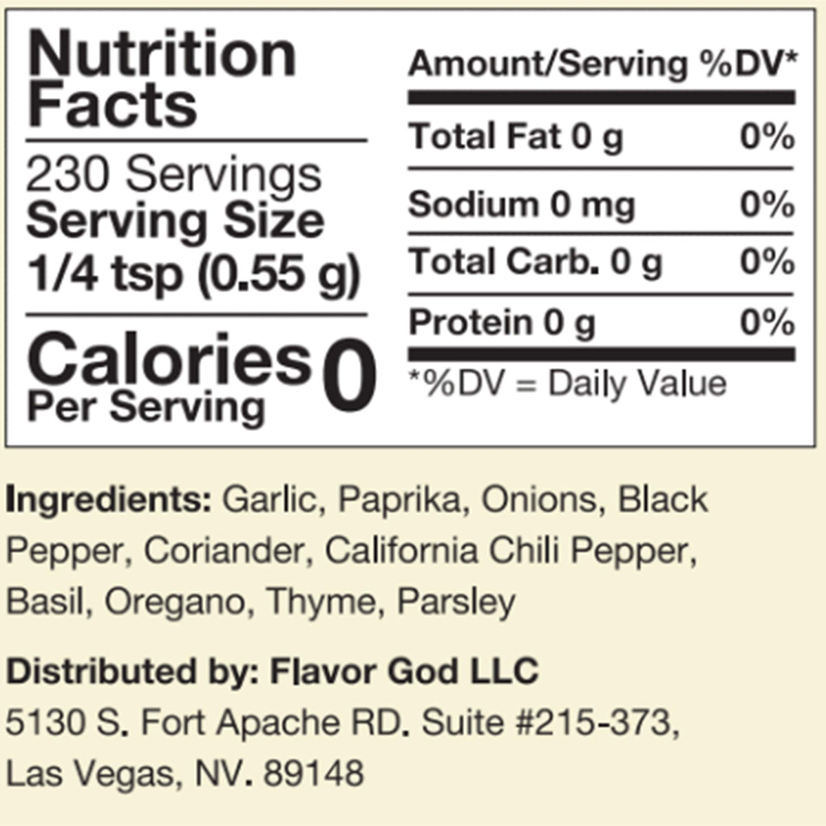 Everything But The Salt Seasoning Mix, 2 Bottles By Flavor God - Enhanced All Natural & Healthy Spice Blend For Chicken, Tacos, Salads & Pastas - Kosher, Low Sodium, Dairy-Free
