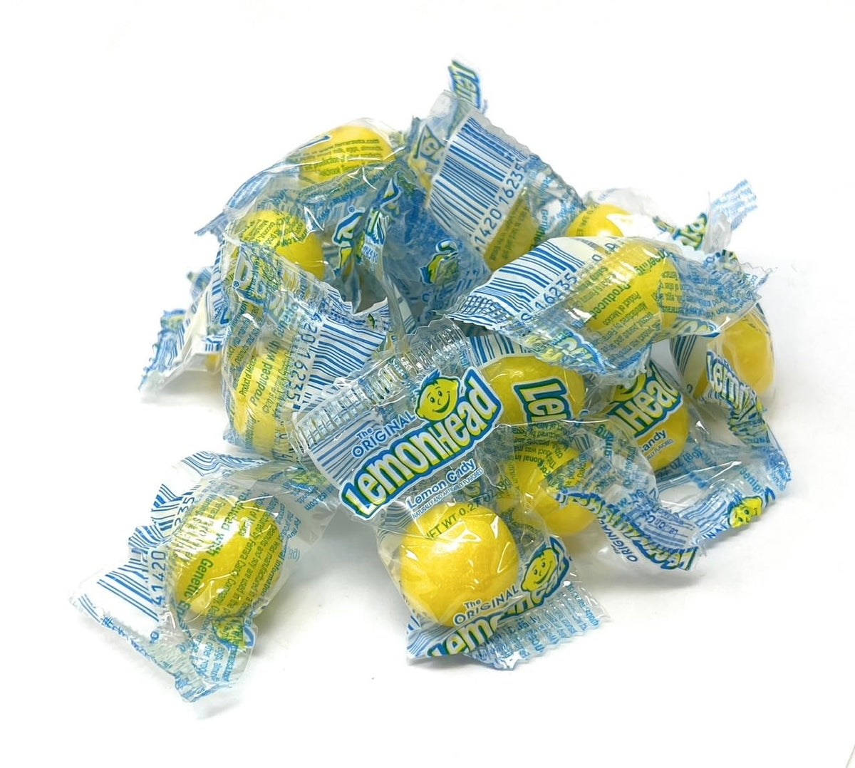 Lemonhead Sour Candy, Individually Wrapped, Bulk 4 Pounds