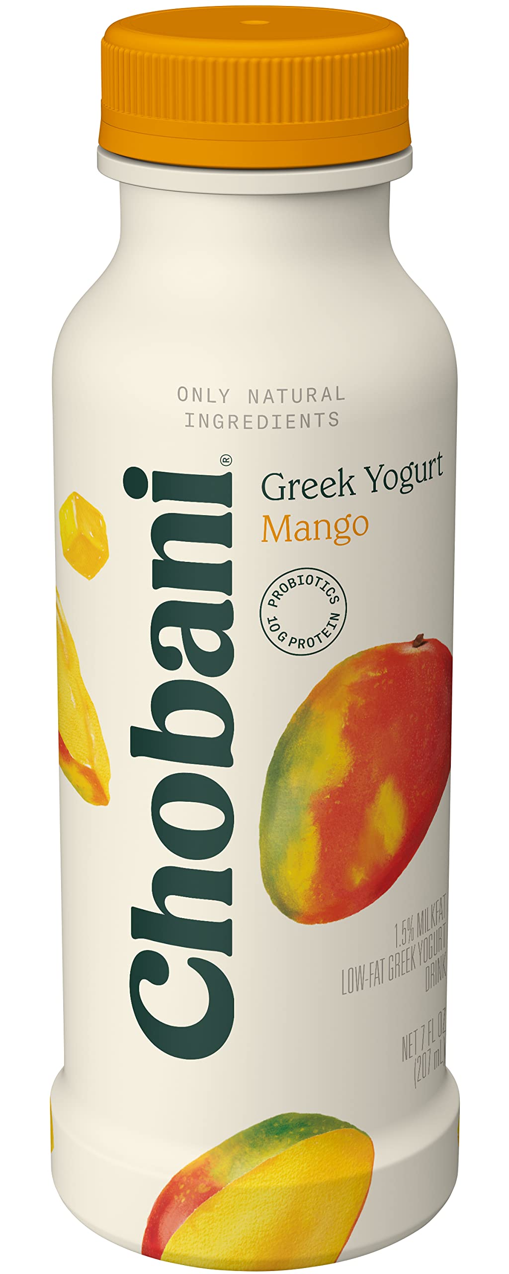 Chobani Mango Low-Fat Greek Yogurt Drink 7 Fl oz