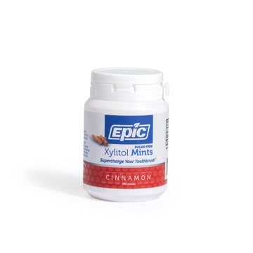 Epic Mints - Aspartame Free 100% Xylitol Mints - Sugar Free Mints Cinnamon Flavored, 180 Pieces (Pack Of 2)