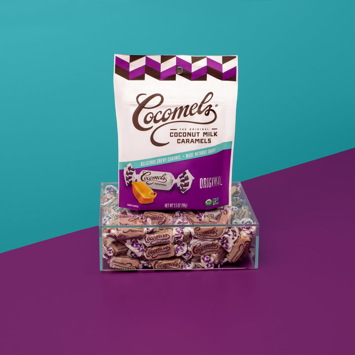 Cocomels Original Coconut Milk Caramels, 3.5 oz, 6 Pack, Dairy Free, Vegan, Organic
