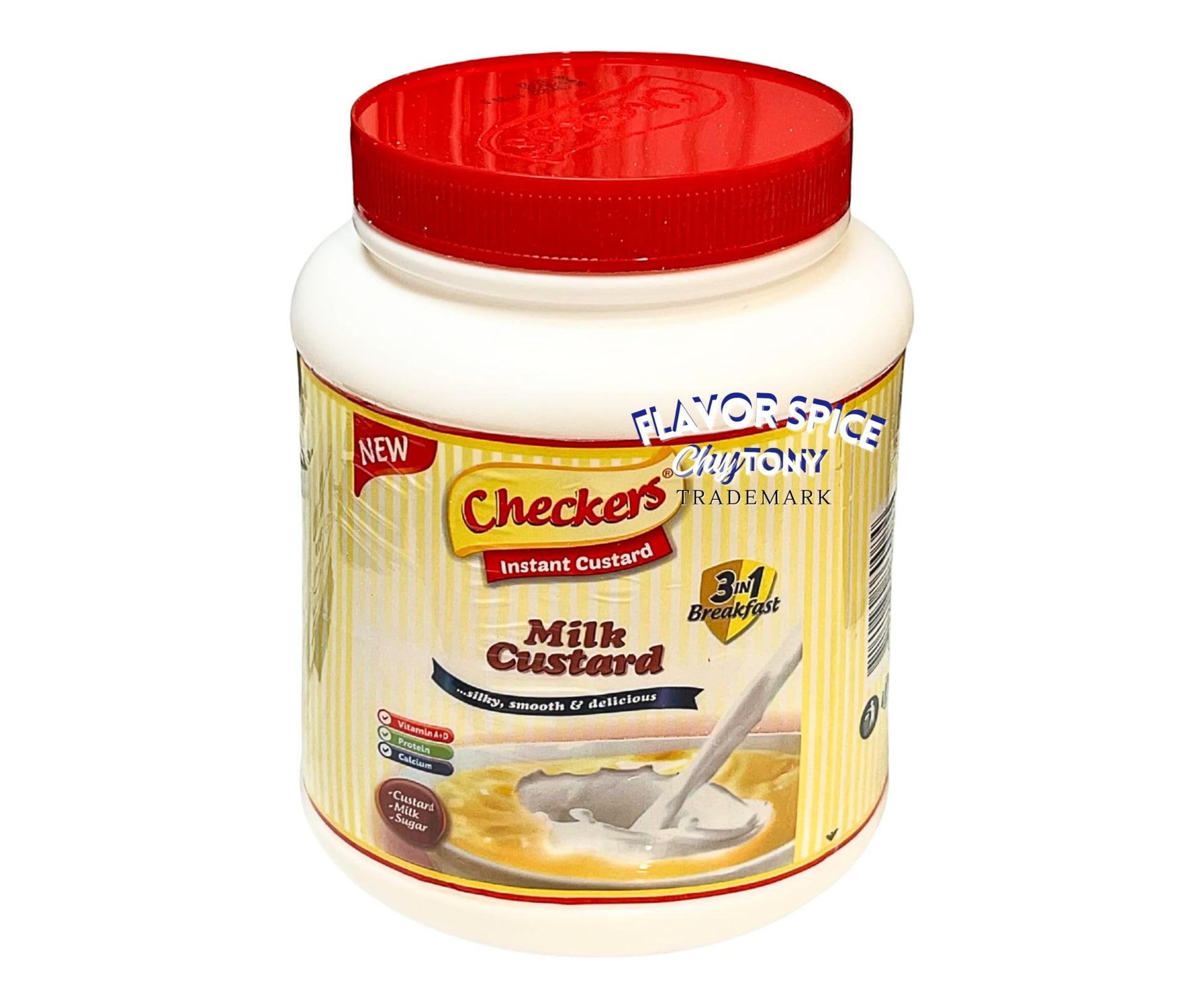 Checker Milk Custard 3 In 1 (3.30LB (1.5KG)