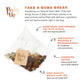Pinky Up Mango Guava Boba Tea Sachets - Calorie Free Whole Leaf Rooibos Tea Bubble Tea - Boba Gift 12 Biodegradable Tea Bags