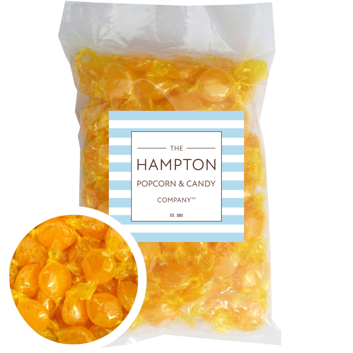 Arcor Butterscotch Discs Hard Candy, 1 Pound Bulk Candy (Approx. 75 pcs.), Butterscotch, Yellow Candy