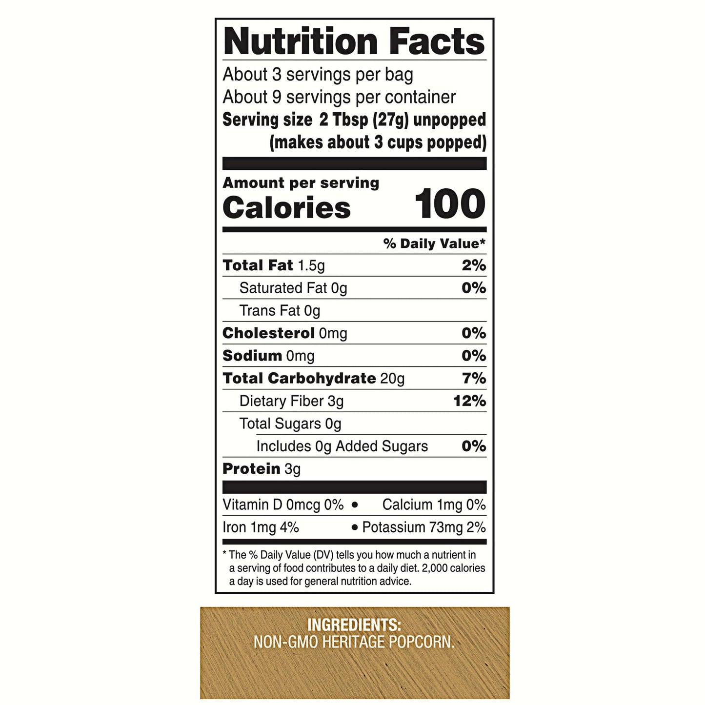 Black Jewell Gourmet Microwave Popcorn, Healthy Popcorn Snack, No Salt No Oil, 8.7 Ounces (Pack of 3)