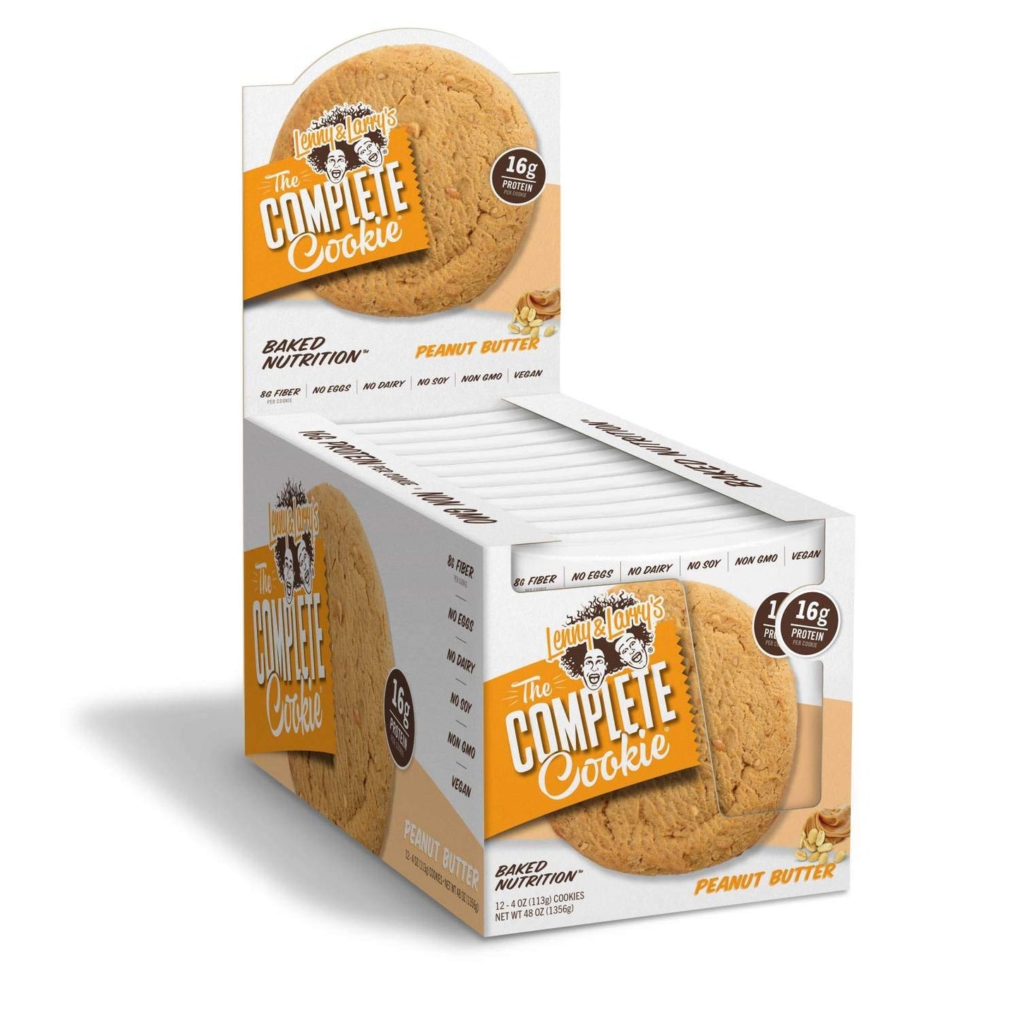 Lenny & Larrys Complete Cookie, Peanut Butter, 4 oz