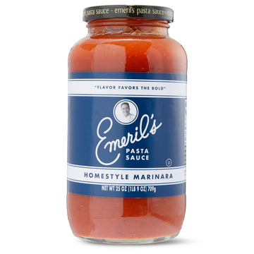 Emeril Lagasse Pasta Sauce - 25 Oz Jar Homestyle Marinara 6-Pack Gourmet Sauces: Best For Homemade Pasta, Spaghetti, Pizza & More - Enhanced, Bold & Flavorful