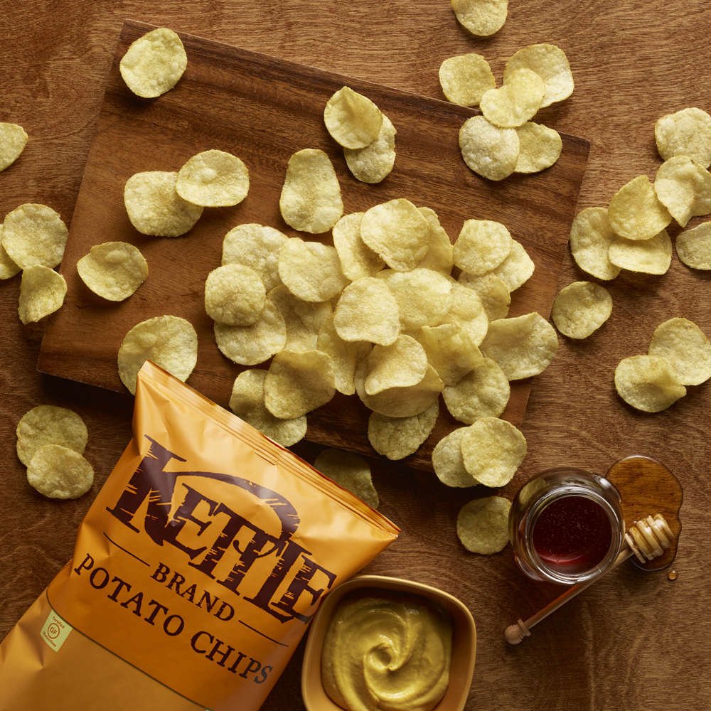 Kettle Brand Potato Chips, Honey Dijon Bags, 5 Ounce (Pack Of 15)