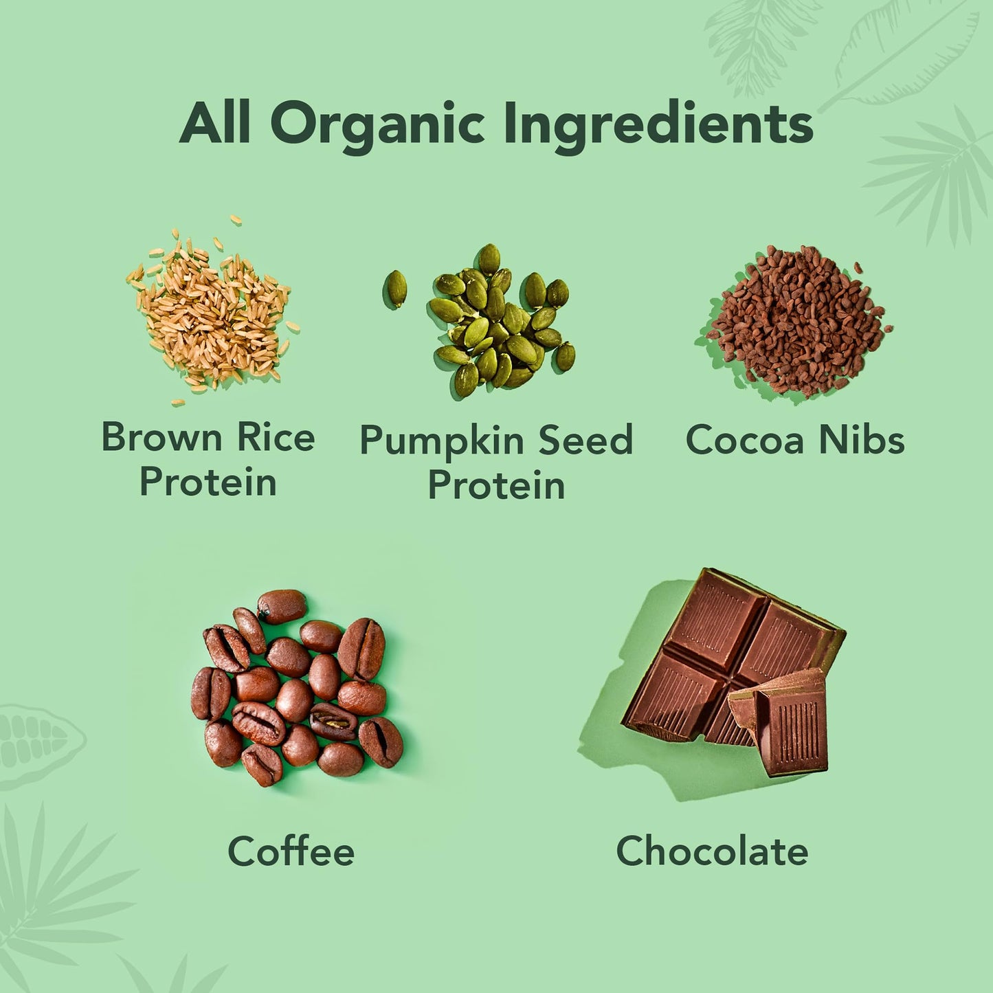 ALOHA Organic Plant Based Protein Bars - Chocolate Espresso, Vegan, Gluten-Free, Low Sugar, 12 Bars, 1.98 oz per Bar