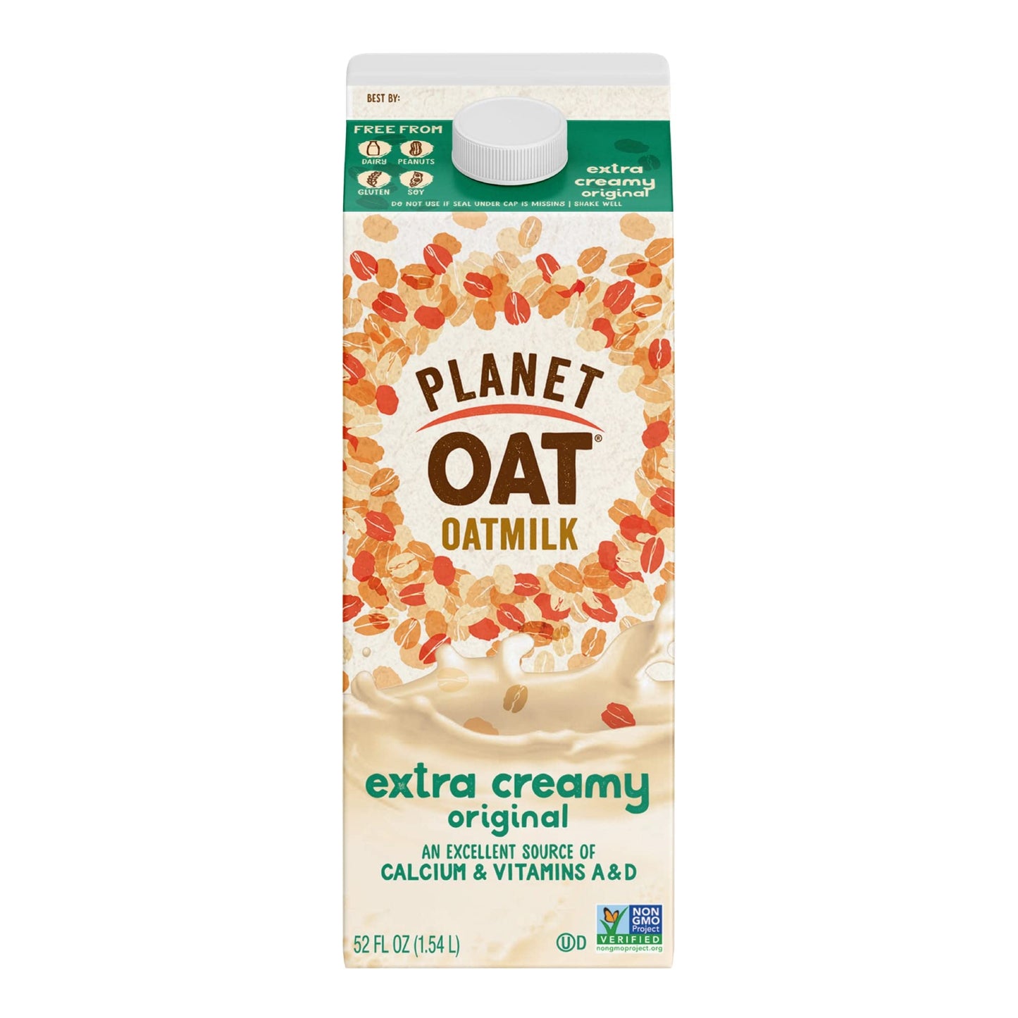 Planet Oat Extra Creamy Original Oatmilk, 52 oz