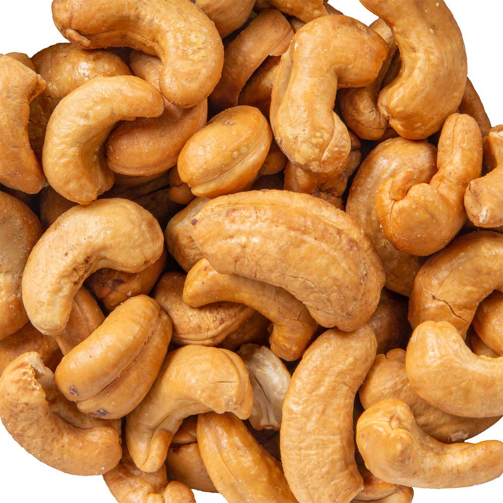 Freshly Roasted Salted Cashews With Sea Salt (1 Lb.) - Small Batch Roasted For Added Freshness - Naturally Delicious - Perfectly Crunchy - Farm Fresh Nuts Brand