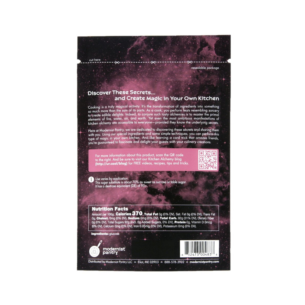 Pure Glucose Powder Vegan Gluten-Free Ou Kosher Certified - 200G/7Oz.