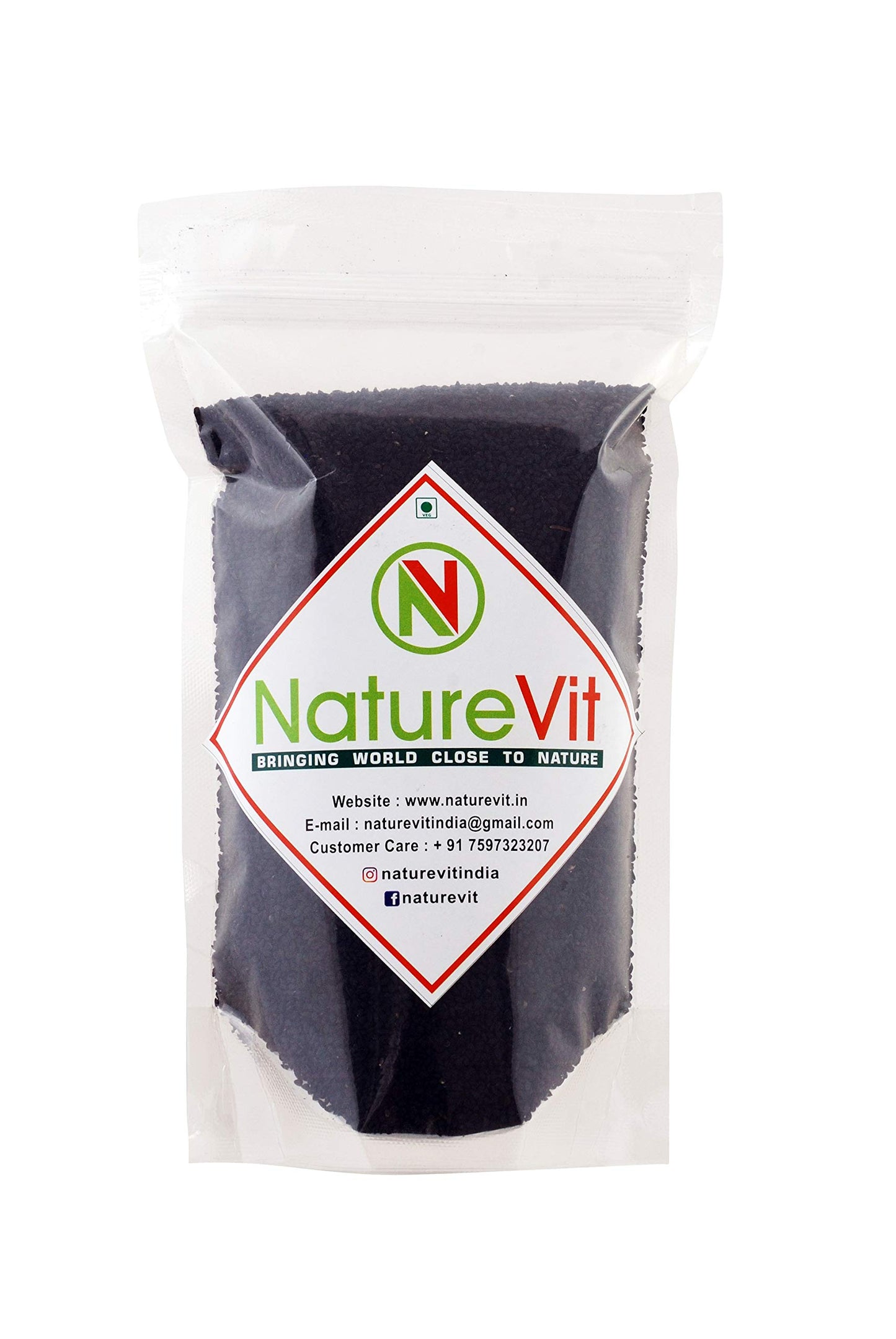 Naturevit Kalonji Seeds, 900G - Nigella Seeds | Seeds For Hair Growth | 100% Natural Indian Superfood, Add Flavour To Curries, I