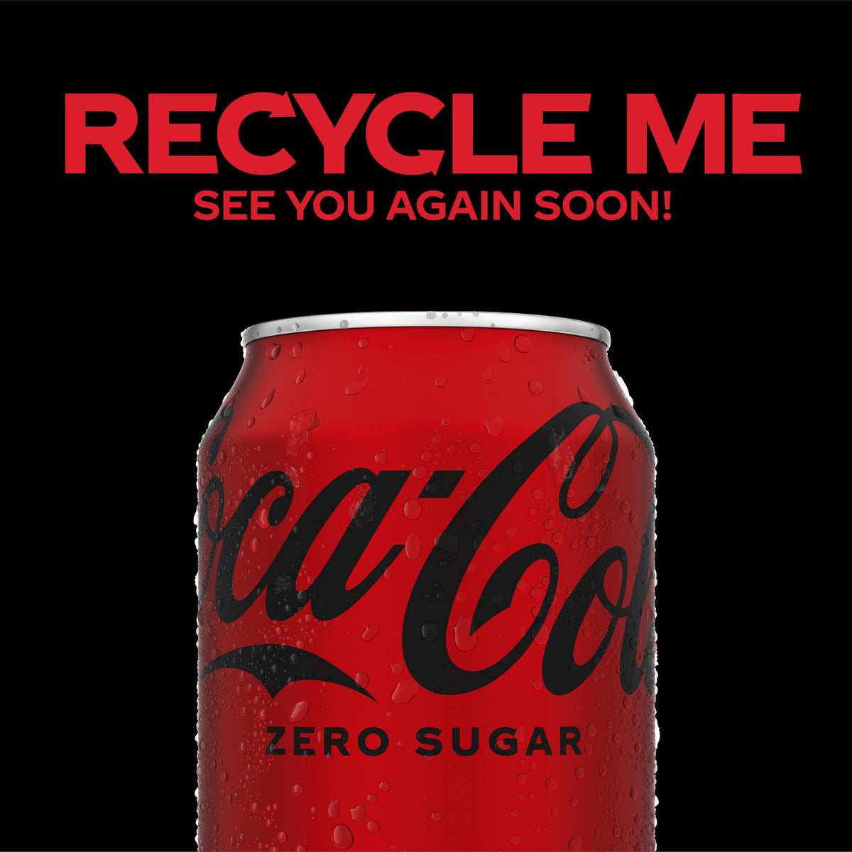 Coke Zero Coca-Cola Zero Sugar Soda, 12 fl oz Cans, 12 Pack - Rich Brown, Model 049000042559