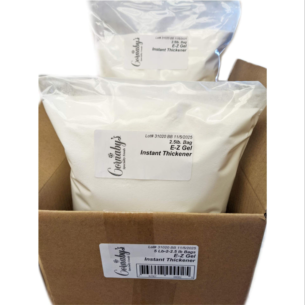 Cornaby's E-Z Gel Instant Food Thickener 5 Pounds | Gluten-Free, Non-GMO, All-Natural, Instant Food Starch Granules For Thickeni