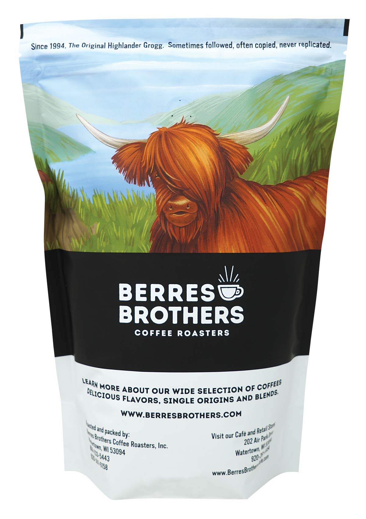 Berres Brothers Highlander Grogg Flavored Coffee,10 Ounce Bag Of Ground Coffee, Combination Of Caramel, Butterscotch And Hazelnut, Medium Roast
