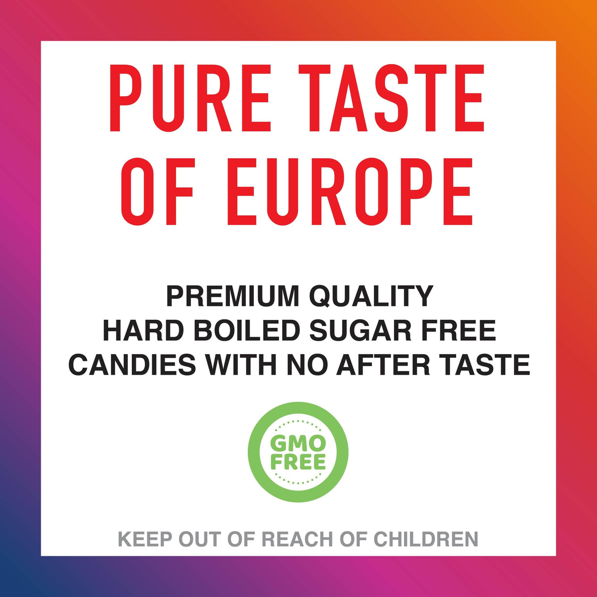 Swiss Imports Sugar Free Bonbons Hard Candy Drops, Sampler Pack Of 24 Individually Wrapped Pieces, Assortment Of Flavors That Ma