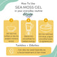 Sea Moss | WILDCRAFTED | 2.5 oz that makes 64 oz of gel | Raw + Non GMO | Sundried | MINERAL RICH | Saint Lucia Sea Moss | GOLDEN