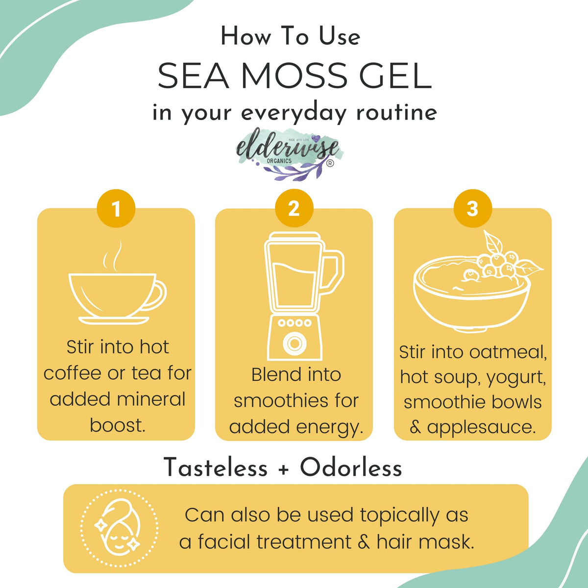 Sea Moss | WILDCRAFTED | 2.5 oz that makes 64 oz of gel | Raw + Non GMO | Sundried | MINERAL RICH | Saint Lucia Sea Moss | GOLDEN