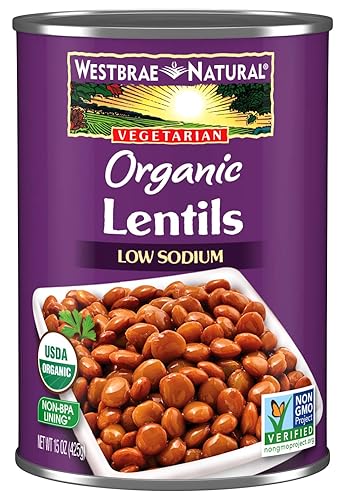 Westbrae Foods Lentil Beans Fat Free (12X15 Oz)