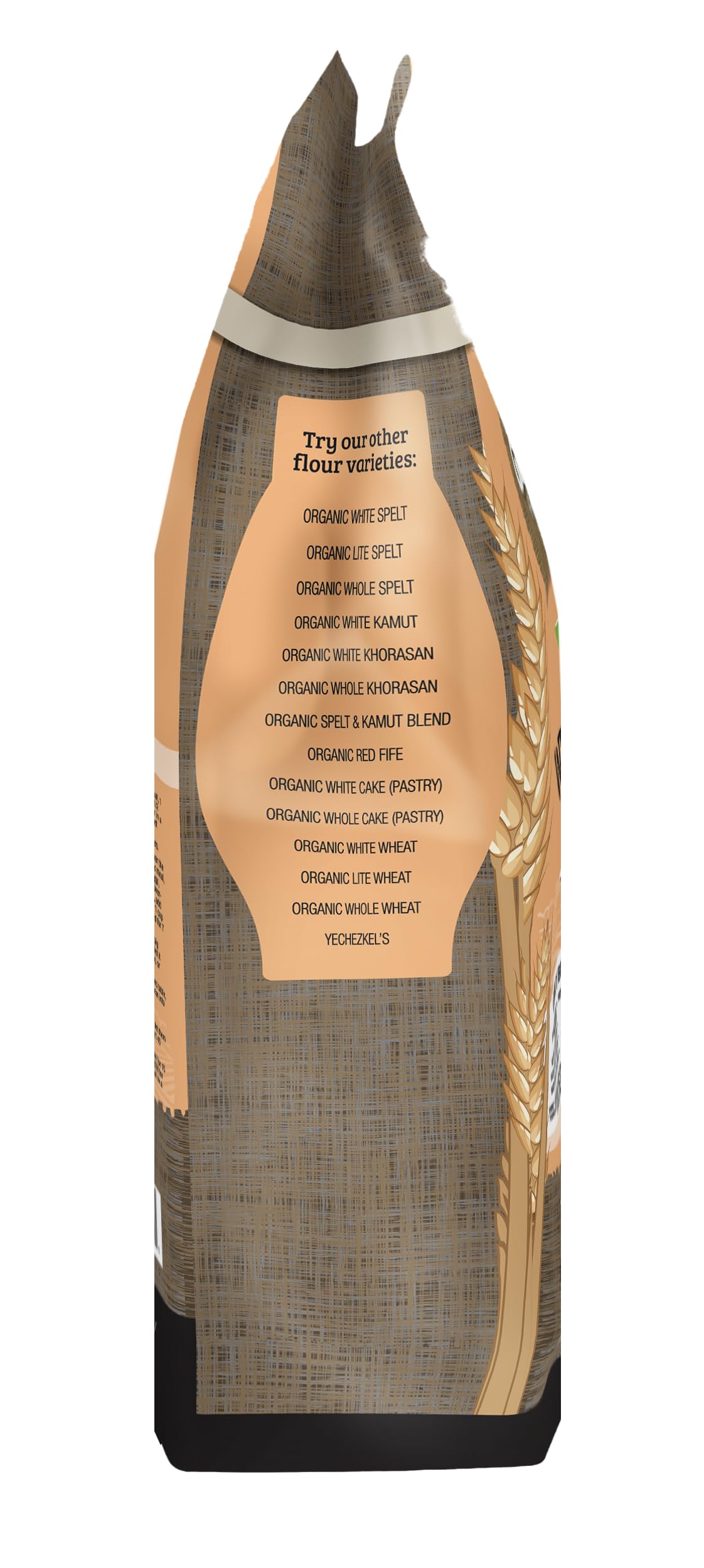 Grain Brain Organic White Kamut Flour - All Purpose Khorosan Wheat, 5 lb (80 oz)