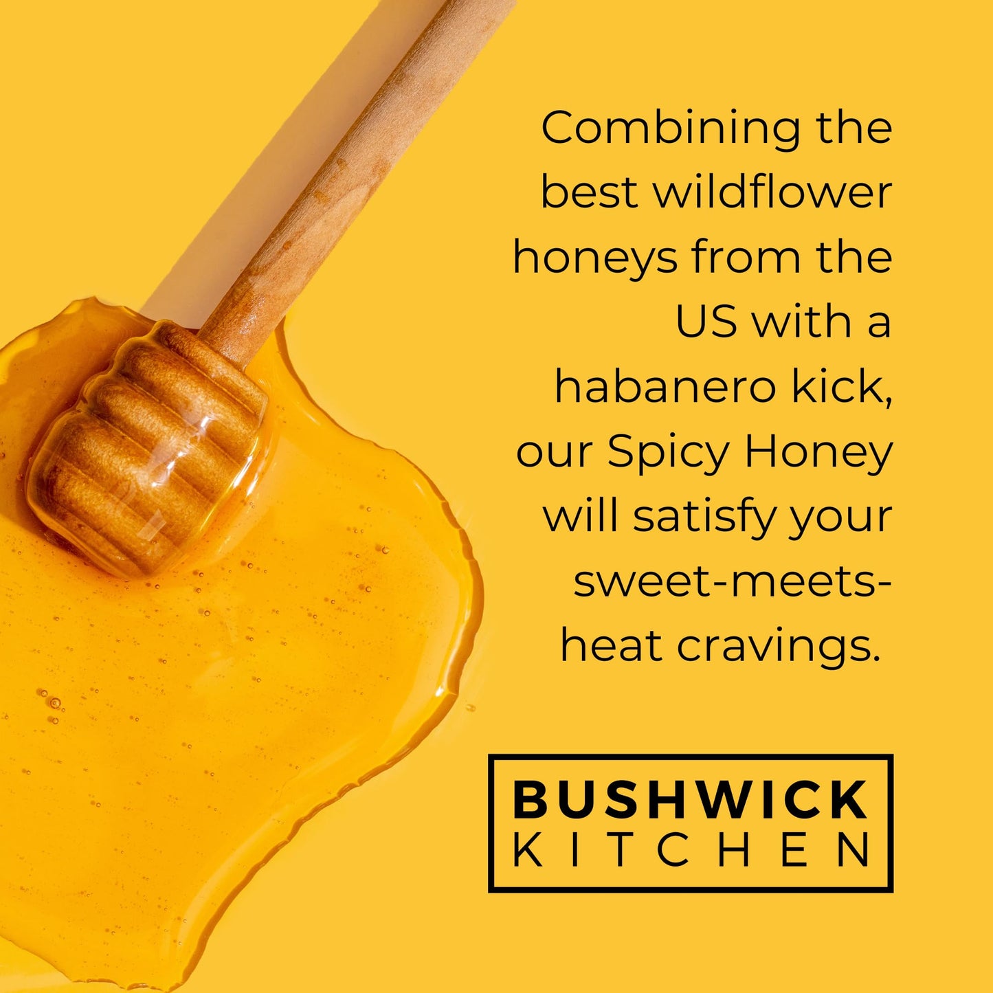 Bees Knees Spicy Hot Honey Bulk Bottle, Raw Honey for Tea, Sweet with a Kick, Infused with Habanero Peppers & Made in the USA, P