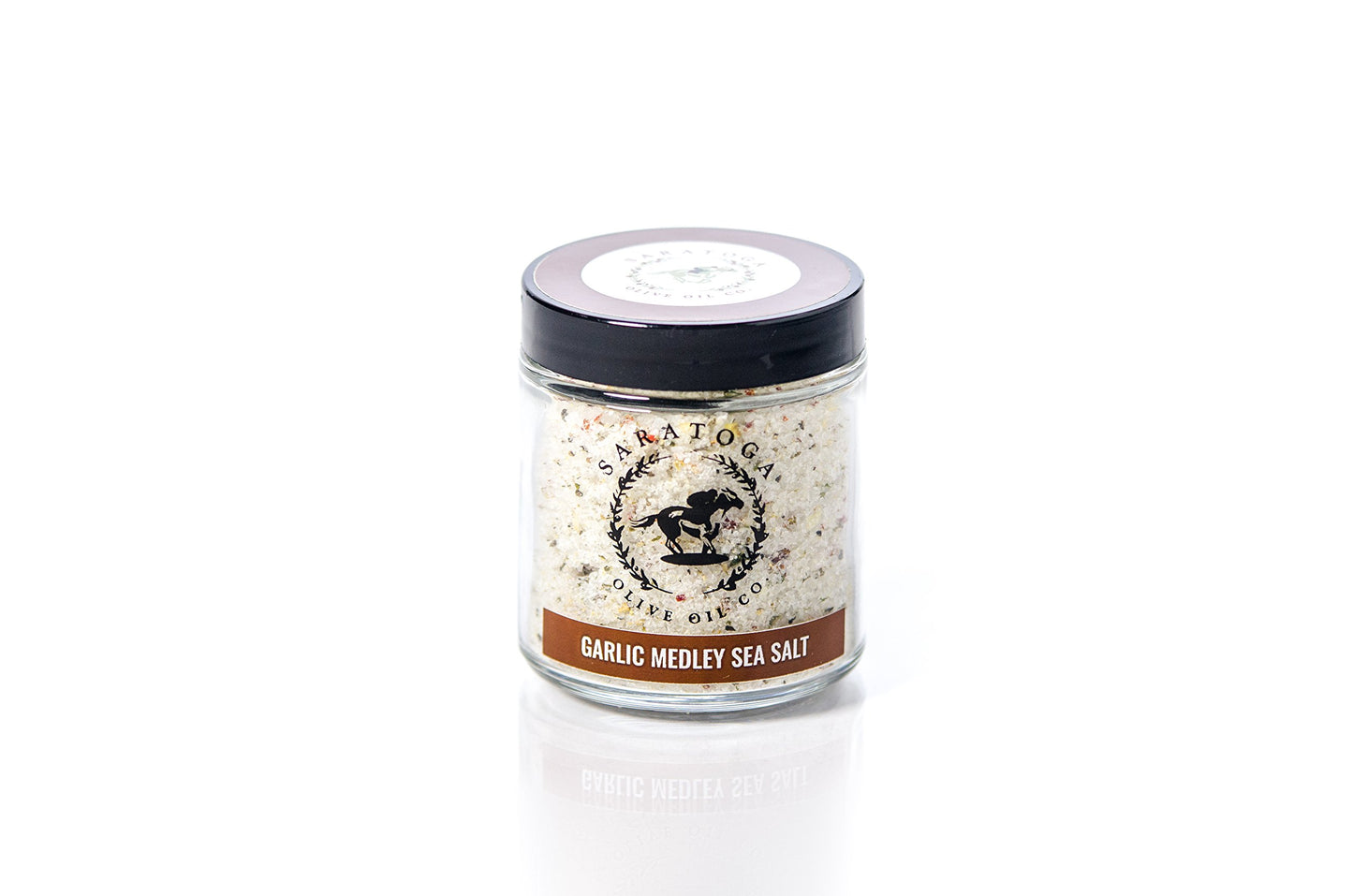 Saratoga Olive Oil Co. Garlic Medley Sea Salt, 4 Ounce, Pack of 1