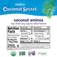Coconut Secret, Organic Liquid Coconut Aminos, 8 fl oz (pack of 4), All-Purpose Seasoning Sauce & Marinade, Soy-Free Soy Sauce A