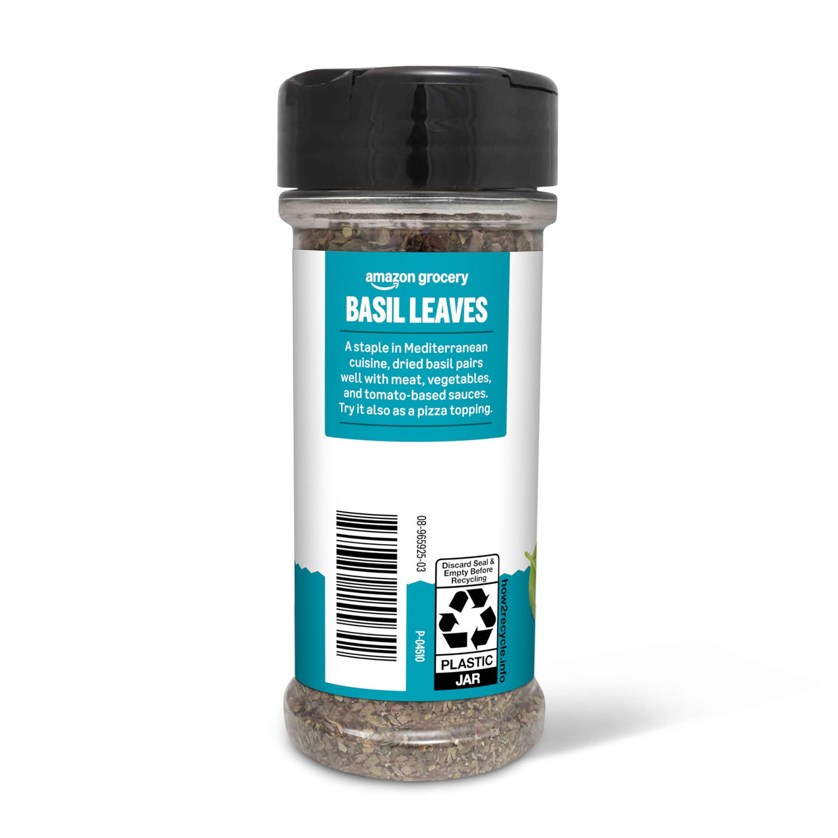 Happy Belly Basil Leaves, Dried Herb, 0.95 Ounce (Pack of 1)