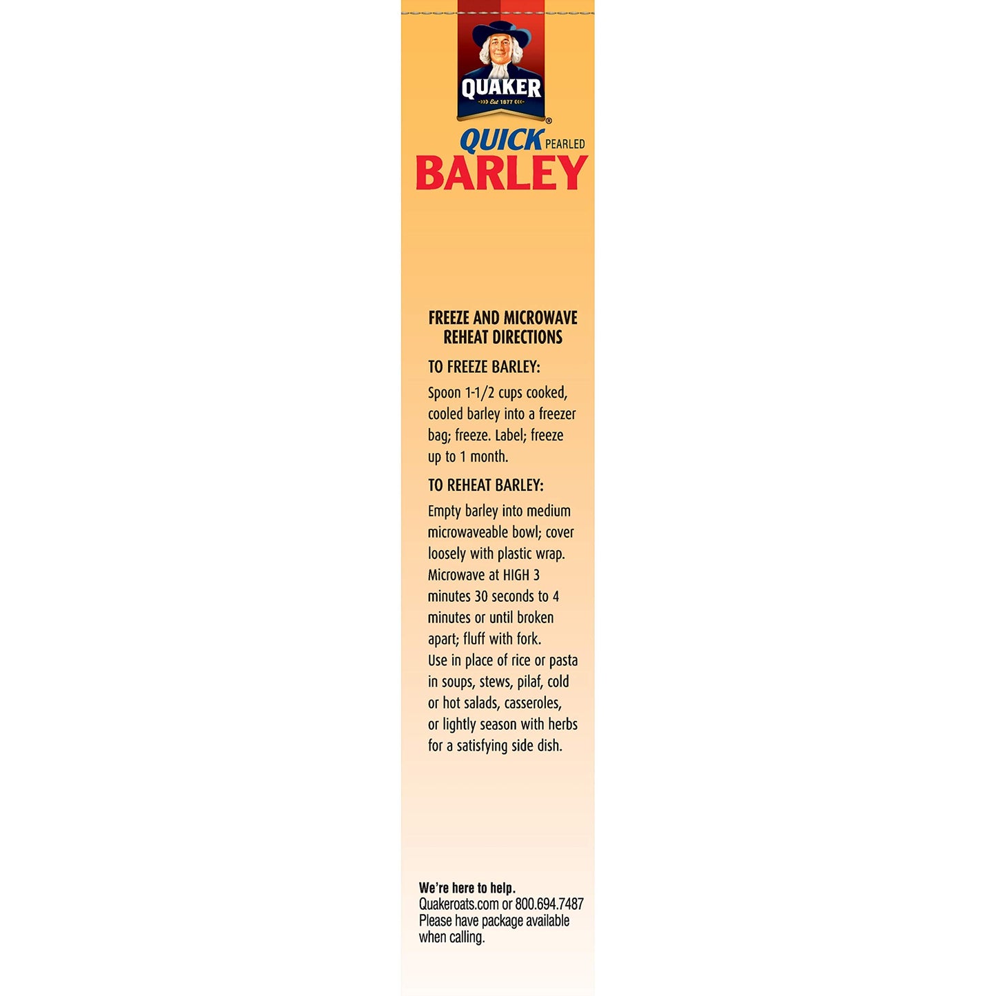 Quaker Quick Barley, 11 Ounce (Pack of 12)