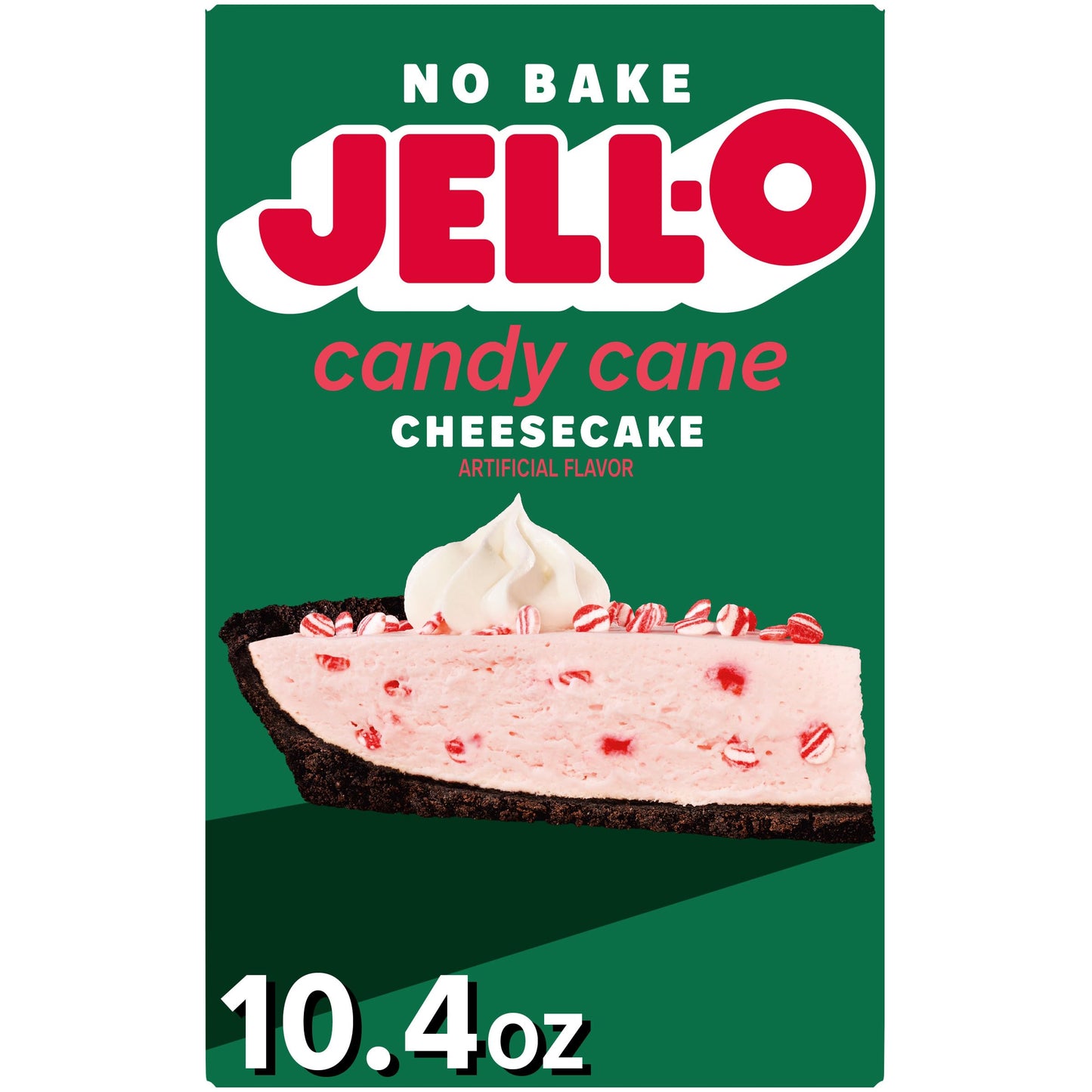 Jell-O No Bake Candy Cane Dessert  10.4 Ounce