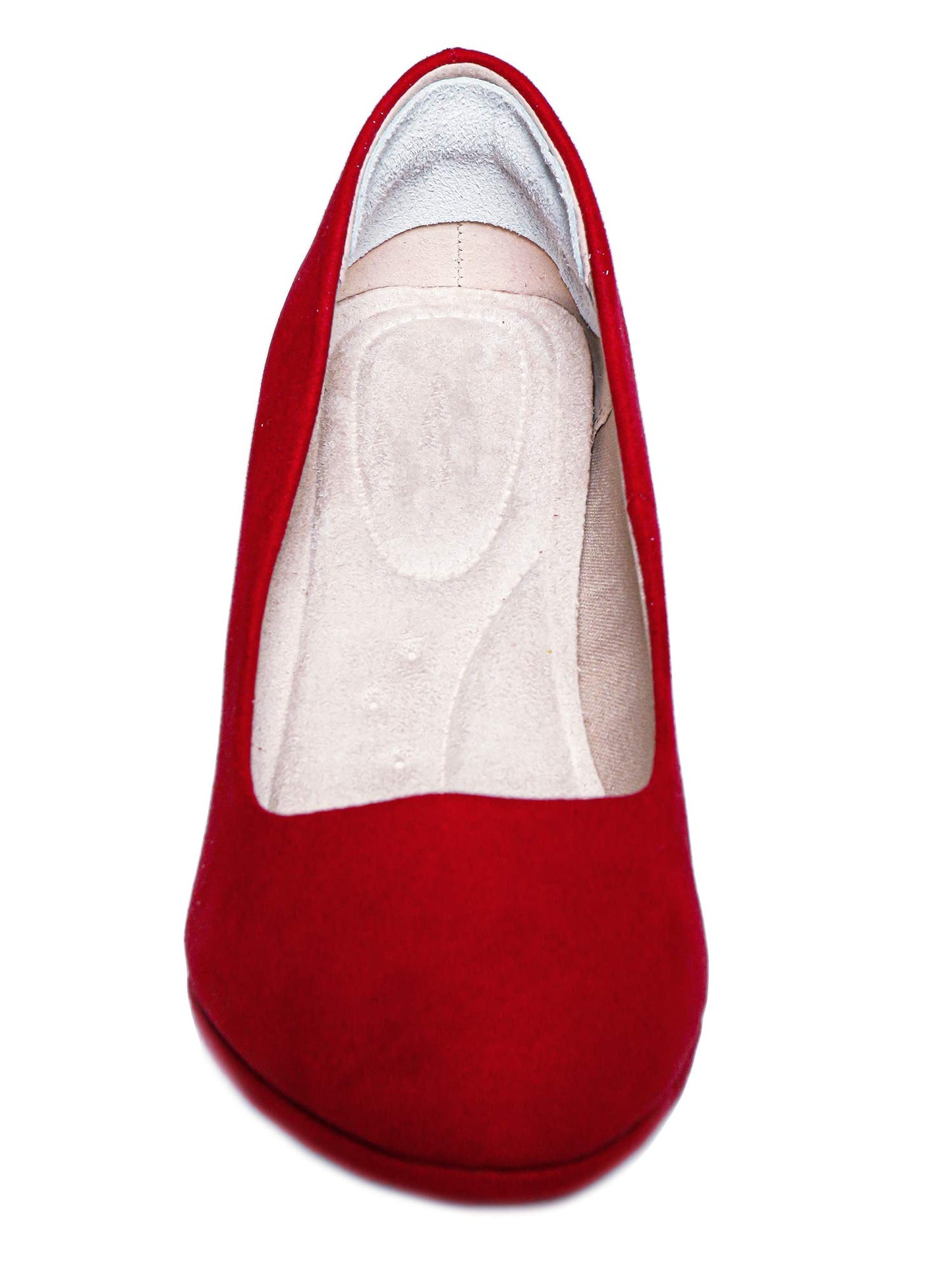 Pedag Stop, German Engineered And Made, Vegetable Tanned Soft Suede Leather Heel Grips Pads, Prevents Blisters, Helps Shoes Fit