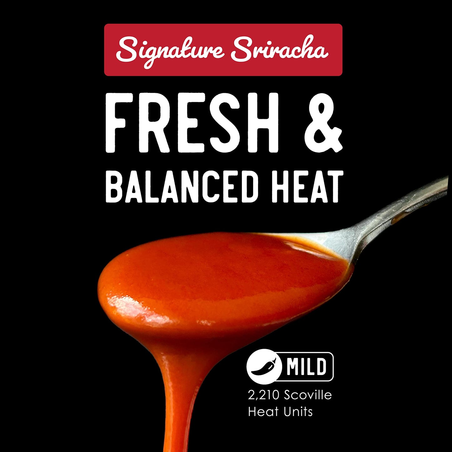 Fix Hot Sauce, Sriracha Hot Sauce     Organic, Gourmet, Red Chili Peppers, Spicy & Bold Flavor, Non-GMO     Great in Vietnamese