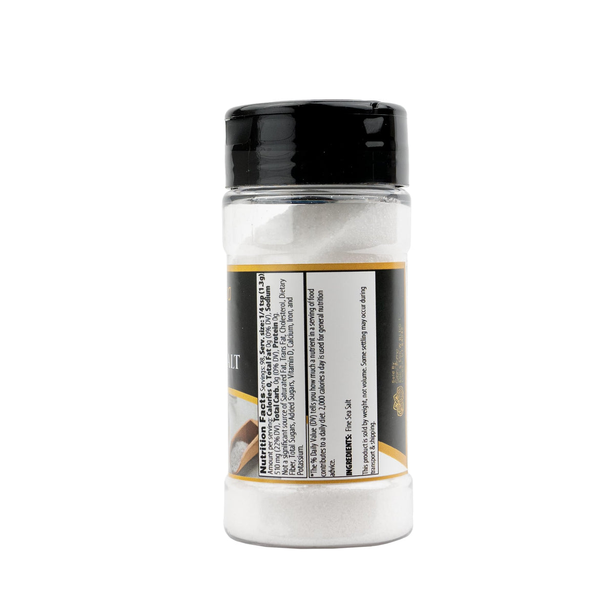 GranAroma Fine Sea Salt, Kitchen Essential, Garnish, Mediterranean Sea Salt (4.54 Ounce)