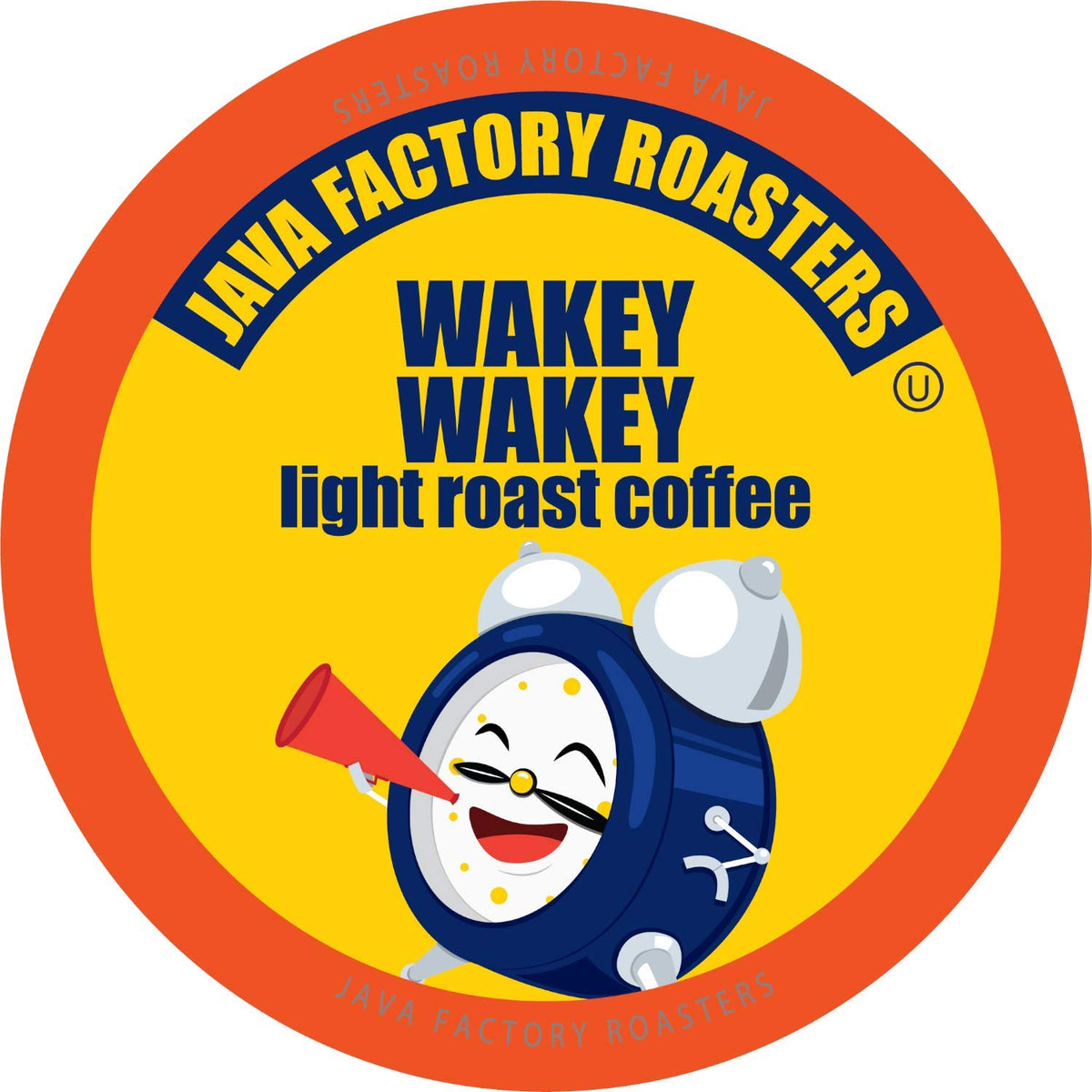 Java Factory Coffee Pods Light Roast 40 Count Compatible with K Cup Brewers, Model JFR WW40, Color Wakey Wakey