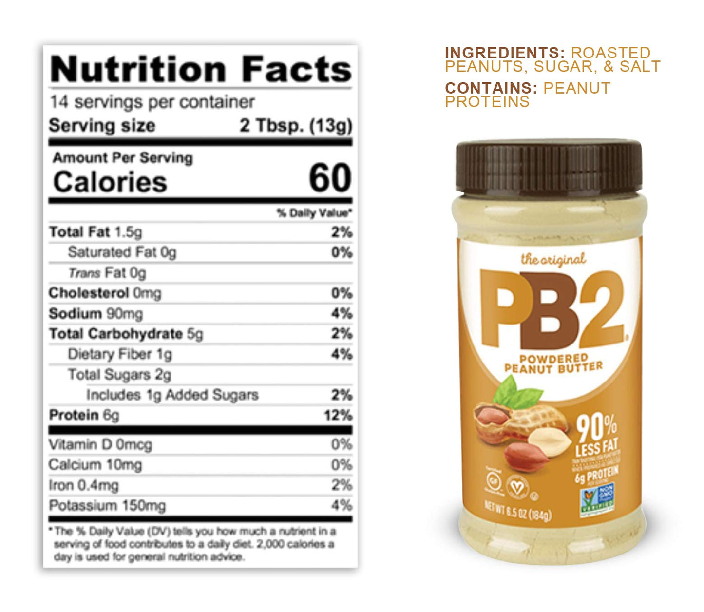 Powdered Peanut Butter - 12 Pack/6.5 oz