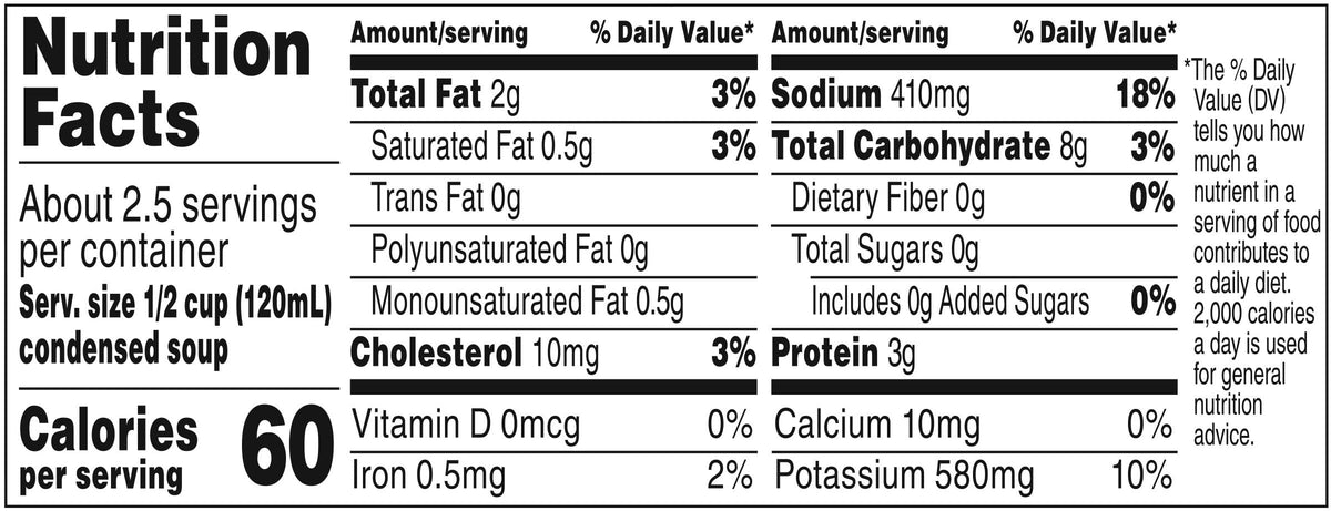 Campbells Condensed Heart Healthy Chicken Noodle Soup, 10.75 oz Can (12 Pack)
