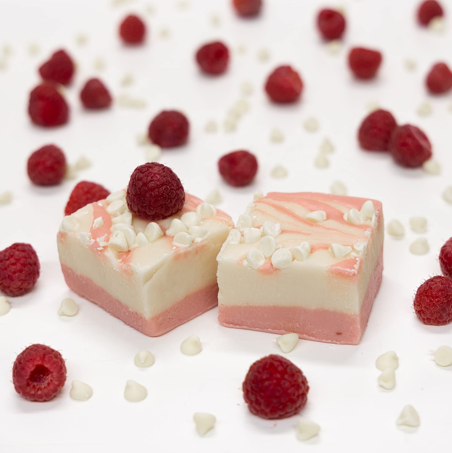 Valley Fudge White Chocolate Raspberry Truffle Gourmet Candy Half Pound Package