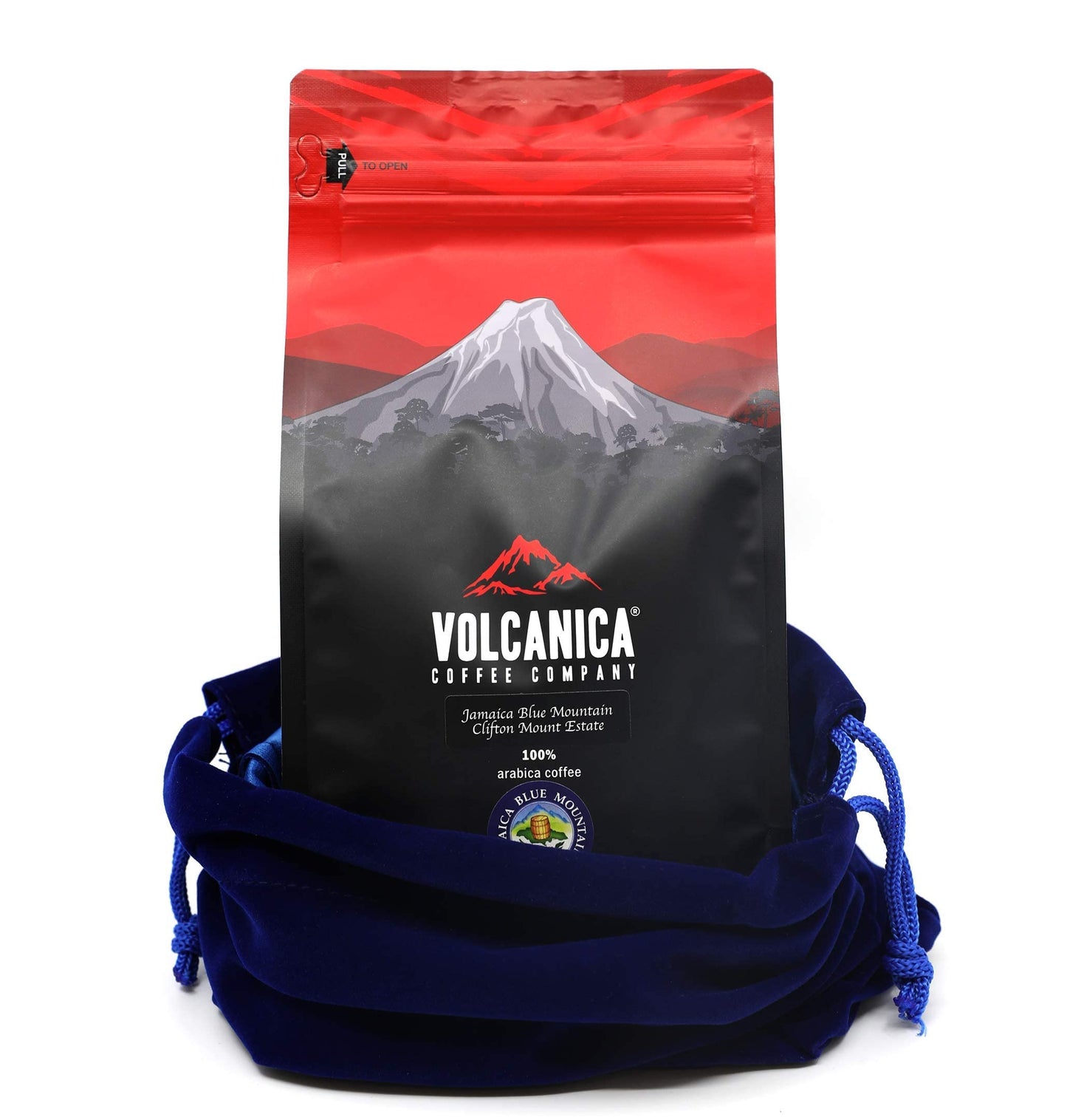 Jamaican Blue Mountain Coffee, Clifton Mount Estate, 100% Certified, Ground, Fresh Roasted, 16-ounce
