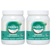 Nutiva Organic Coconut Oil 54 fl oz, Cold-Pressed, Unrefined Cooking Oil, Natural Hair Oil, Skin Oil, Massage Oil, USDA Organic,