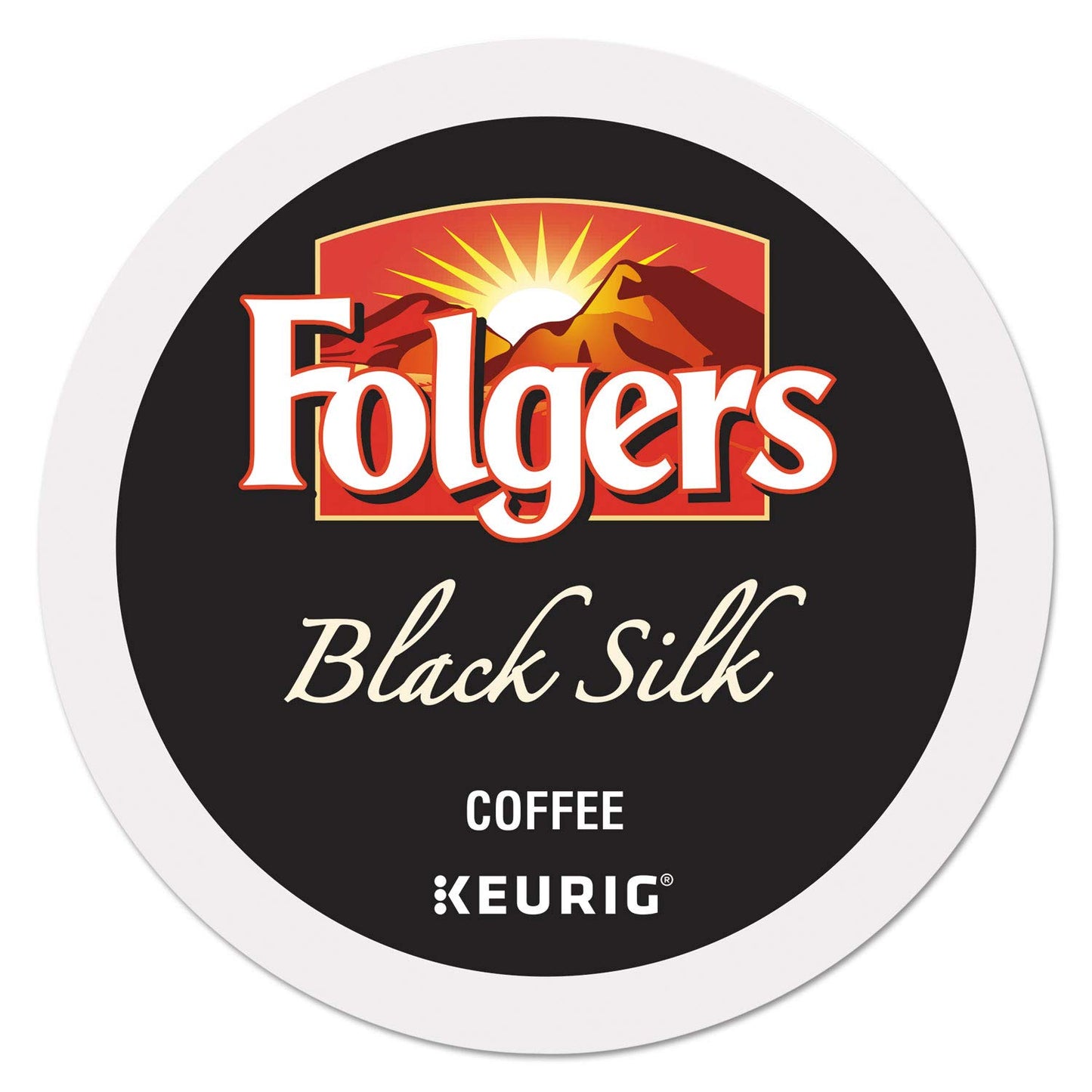 Folgers Single-Serve Coffee K-Cup Pods, Black Silk, 24 Count, Coffee