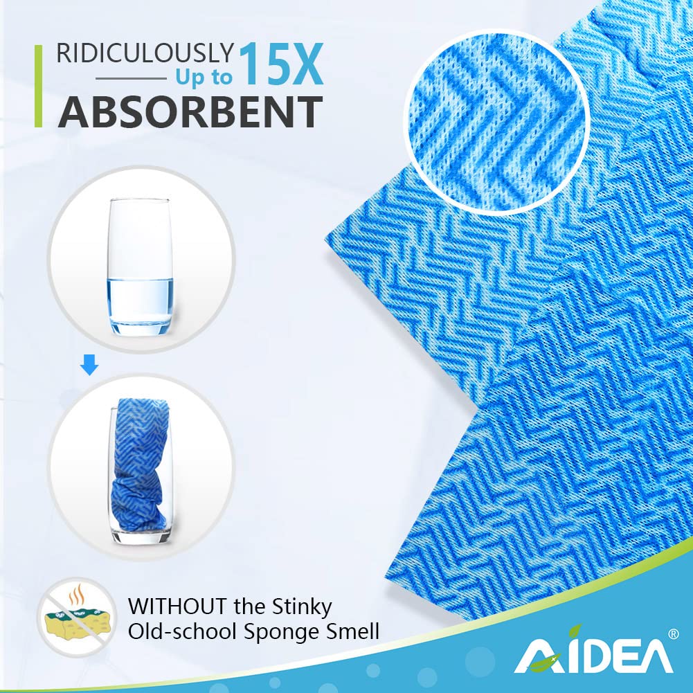 Aidea Cleaning Wipes, Handy Wipes-80Ct(1 Pack), Multi-Purpose Towel Reusable Cleaning Cloths, Domestic Cleaning Wipes, Cleaning