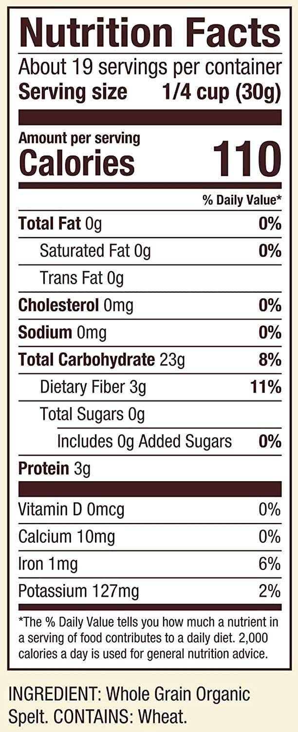 Bob'S Red Mill Organic Spelt Flour (20 Ounce (Pack Of 2)