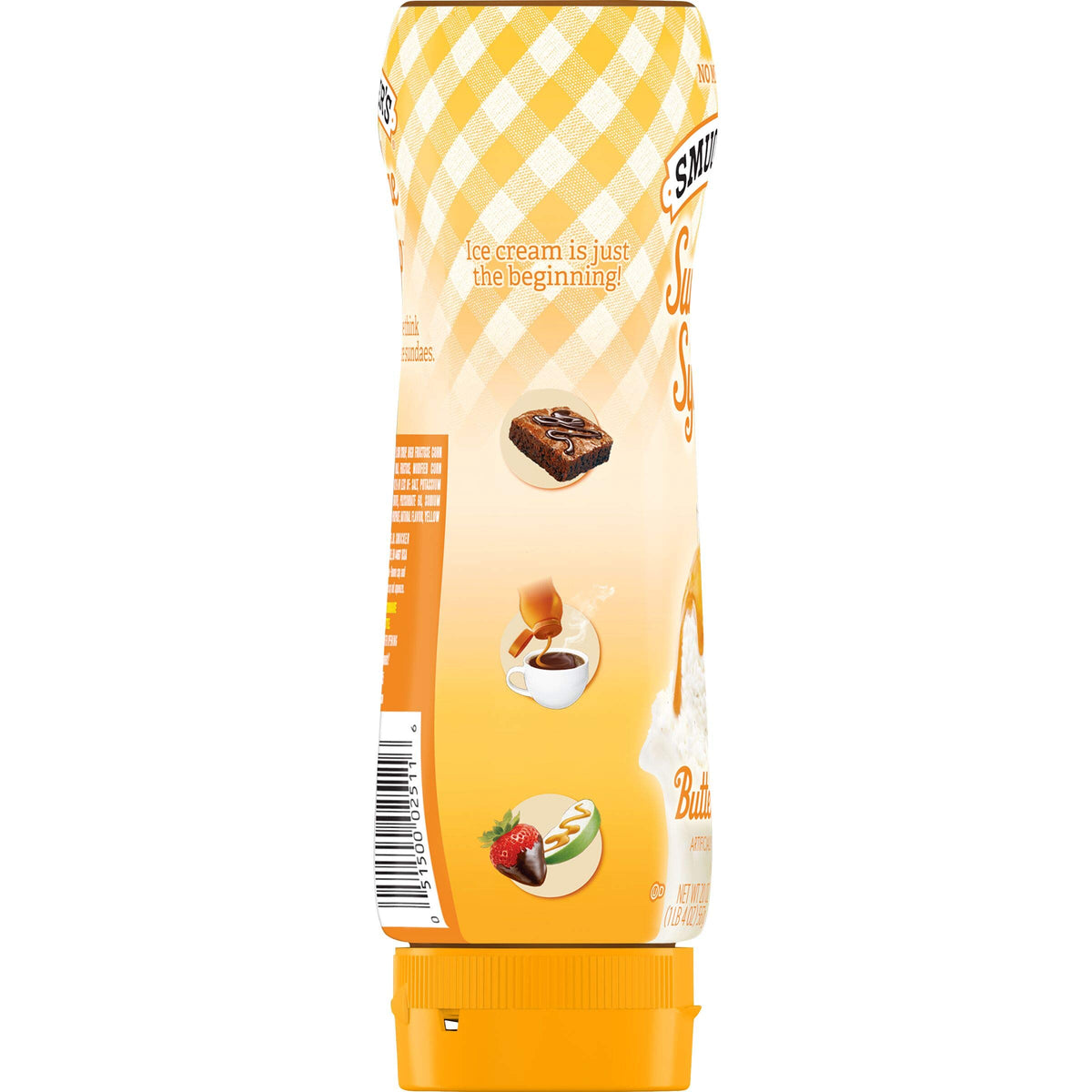 Smuckers Sundae Syrup Butterscotch Flavored Syrup, 20 Ounces