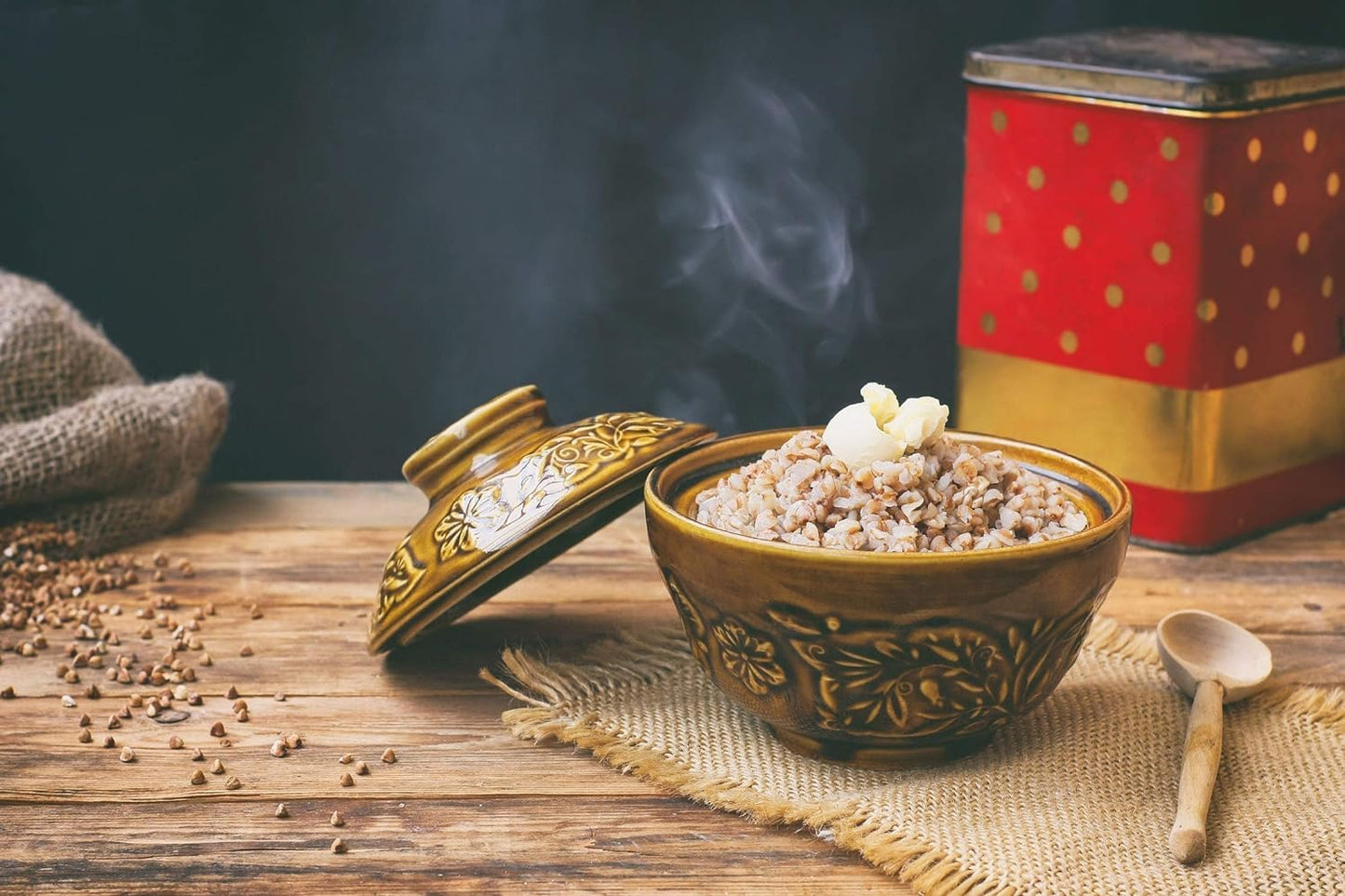 Food To Live Buckwheat Kasha, 4 Pounds – Grechka, Toasted Whole Groats, Made From Hulled Seeds, Kosher, Bulk. Rich In Dietary Fiber, Copper, Manganese, And Magnesium, Sirtfood